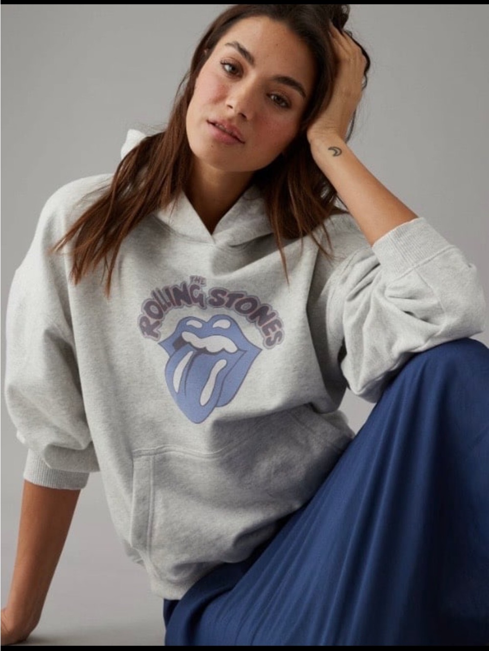 American Eagle Rolling Stones Hoodie - Size XS